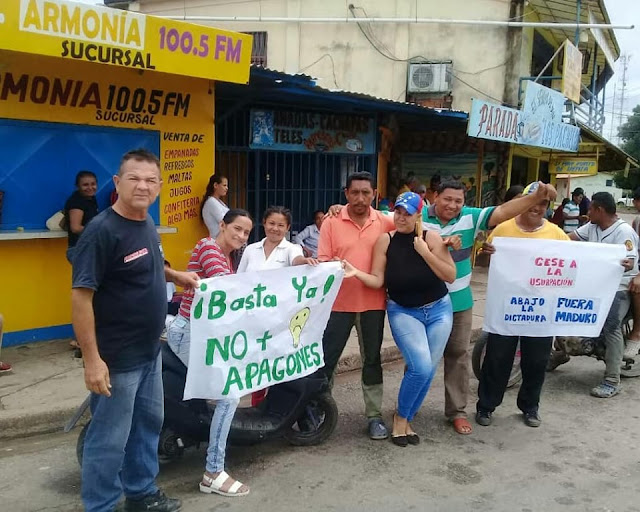 APURE: En Mantecal protestaron para que no existan más apagones y bajo Apure ahora se produjeron racionamientos.