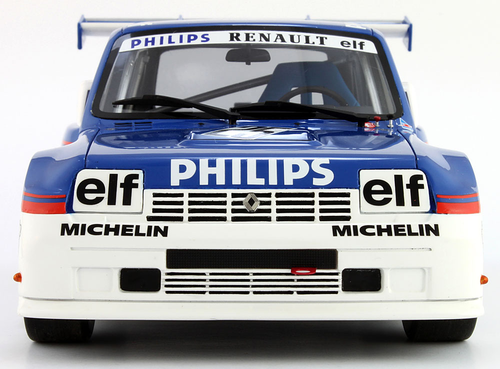 It's a Renault 5 Maxi Turbo racer as driven by driver Erik Comas in French
