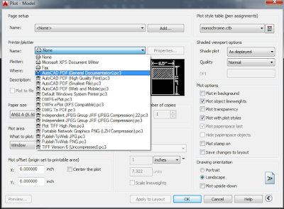 Langkah ke 2 Cara Print Menggunakan PLOT AutoCAD 