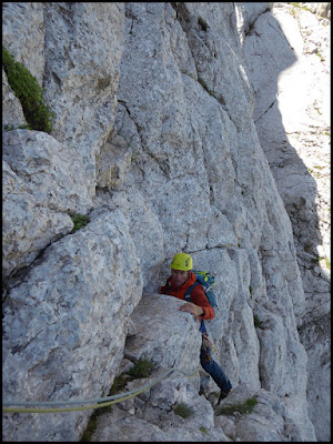 Escalada en el Pedraforca, vía Homedes al Gat