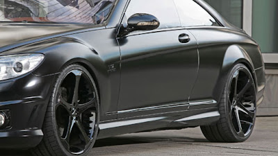 Black and 670 bhp: Mercedes CL65 AMG Black Edition by the tuner