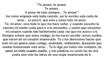 Te amare mi amorcito