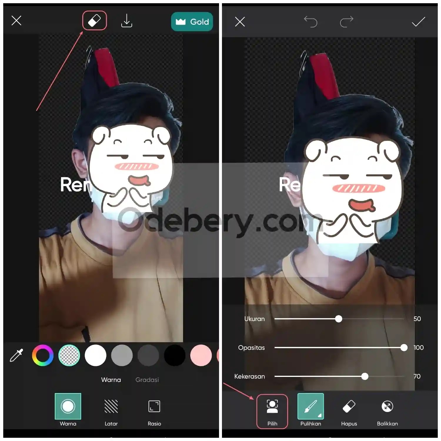 cara mengubah foto jpg ke png di picsart