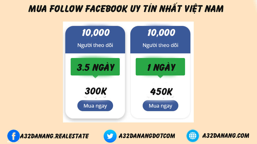 Mua Follow Facebook Uy Tín Nhất VN - 300k/10k Follow - Bảo Hành 1 Năm