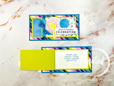 Mini Slim Line fun fold card