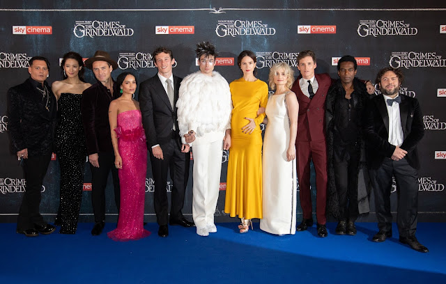 Fotos da première londrina de 'Animais Fantásticos: Os Crimes de Grindelwald' | Ordem da Fênix Brasileira