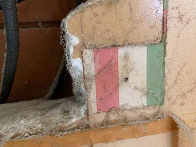 hidden secret messages in old house from former owners