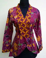 model baju batik kantor kerja