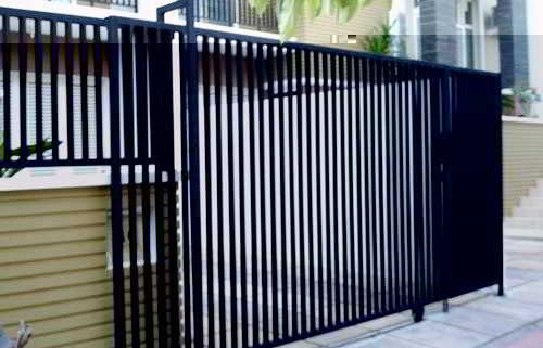 60 model  desain pintu  pagar  rumah  minimalis  terbaru  kayu 