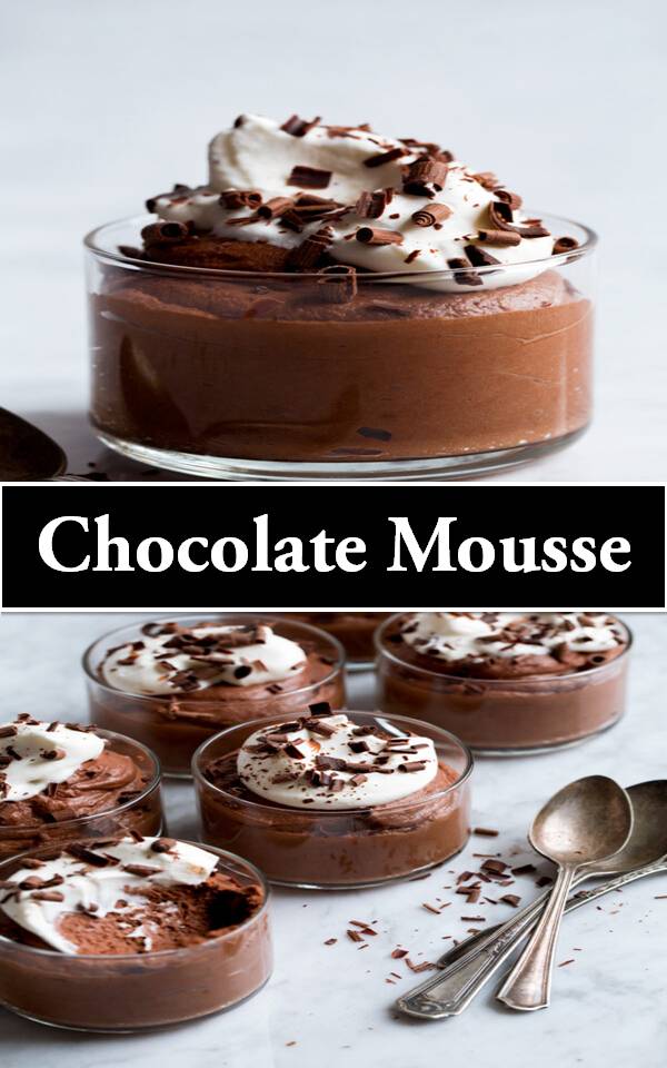 Perfect Chocolate Mousse! Decadently creamy, light and billowy, and indulgently chocolaty. This recipe is a staple for chocolate lovers everywhere!