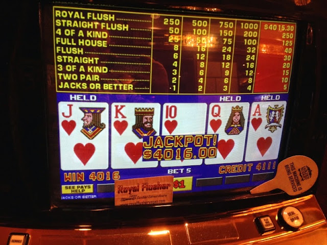 Royal Flush at the Golden Nugget