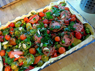 garden vegetable tart