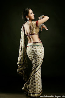 Monali Sehgal HOT Backless Saree Photoshoot Gallery