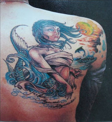 Asia tattoos-Mermaid tattoo