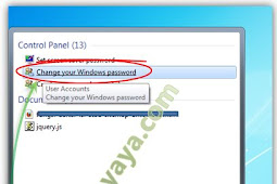 Cara Memasang/Mengganti Password Windows