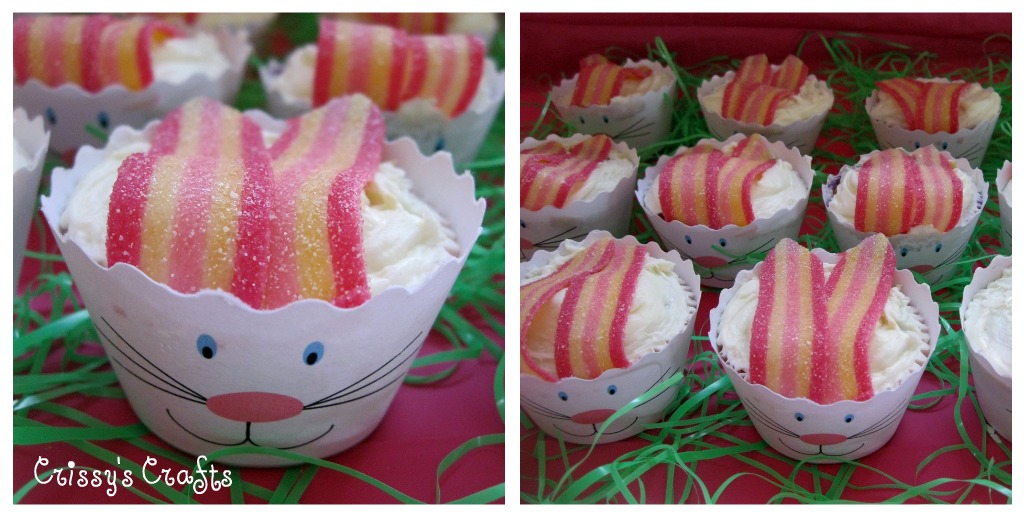 simple easter bunny cupcakes. easter bunny cupcakes ideas.