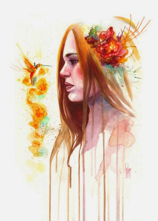 Guillem Marí guillembe deviantart pinturas aquarelas cores séries