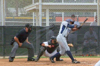 Edward Dorville was 2 for 3 during Saturday's game.  Photo by Jim Donten.