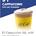 McDonald $1 Coffee with any purchase till 15 March 2020