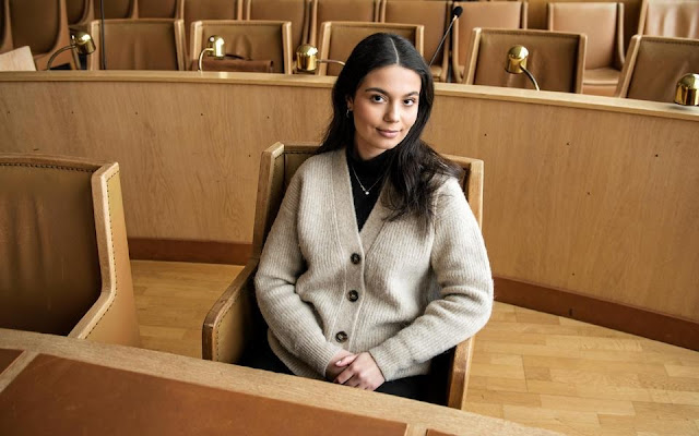 Aida Birinxhiku, the 23-year-old Albanian in the race for deputy in the Swedish parliament