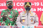 Kapolri dan Panglima TNI Harap Vaksinasi Drive Thru di Medan Jadi Role Model Wilayah Lain