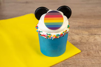 Pride Strawberry Cupcake