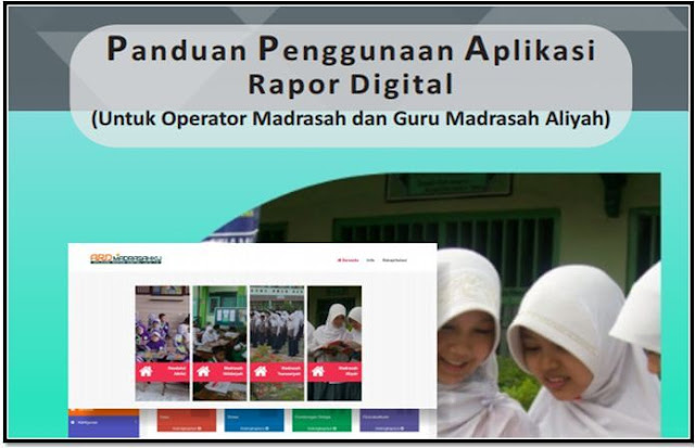 Download Panduan Aplikasi Rapor Digital Kurikulum 2013  Madrasah Aliyah