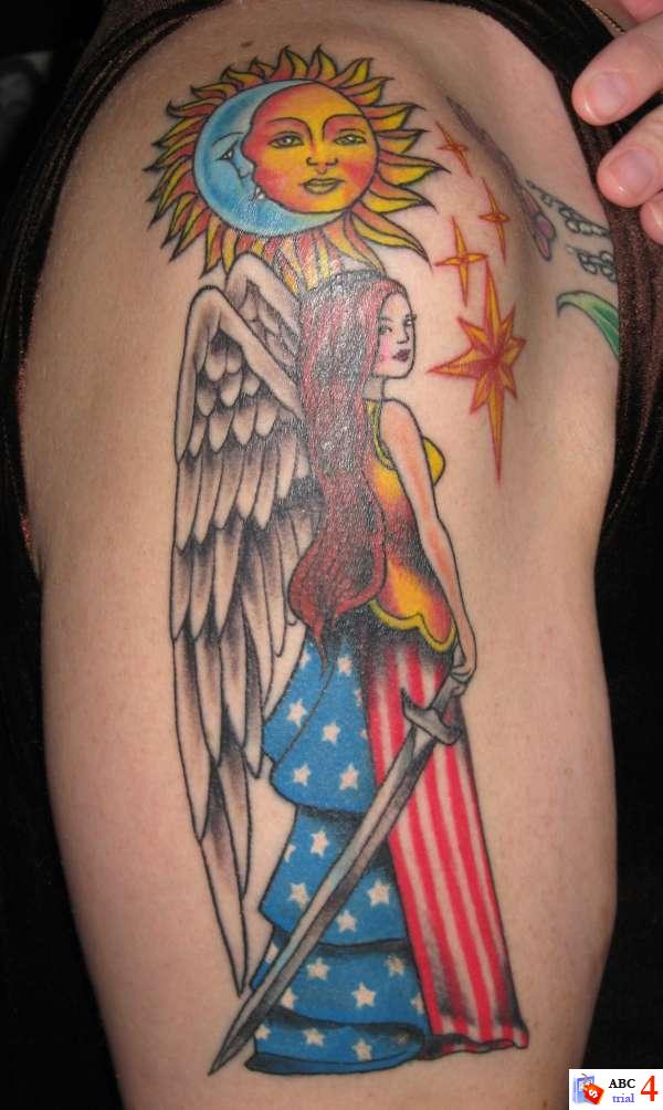 Angel Tattoo Designs TattooFinder.com artist Brian Burkey's dragon tattoo