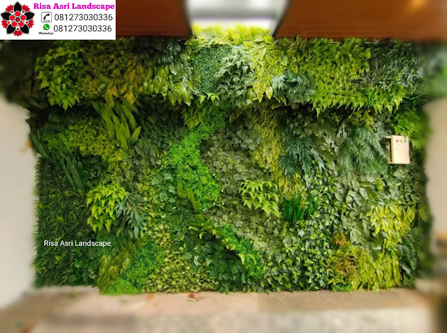 Risa Asri Landscape - Galeri Vertical Garden Tanaman Daun Asli & Palsu Atau Plastik Sintetis Artifisial