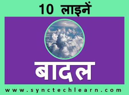 10 lines on Clouds in Hindi