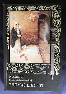 Portada del libro Noctuario, de Thomas Ligotti