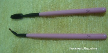 charm spoolie and angled liner brush, by bitsandtreats