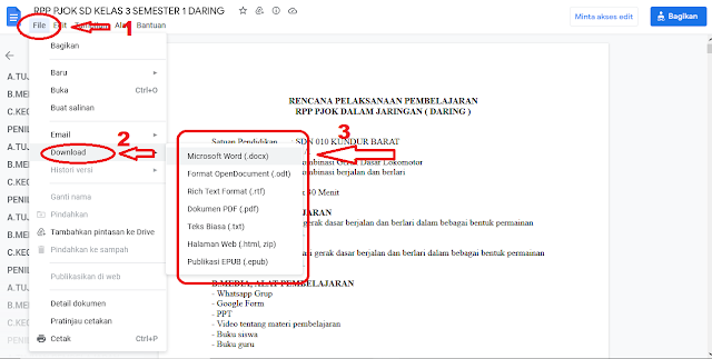 CARA DOWNLOAD RPP PJOK