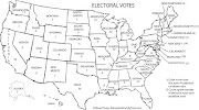 Craft: Electoral Voting MapColor in Each State. By Diane Chase