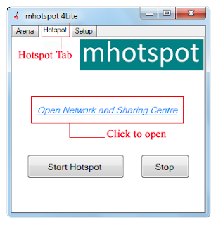 hotspot tab Cara Share Koneksi Internet Melalui WiFi dengan mHotSpot