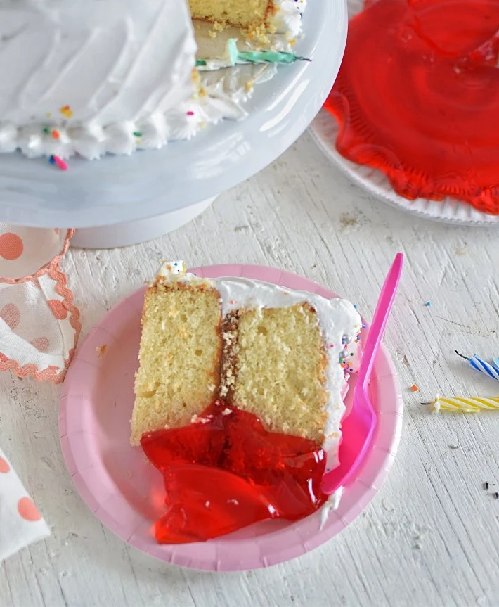 Torta con gelatina