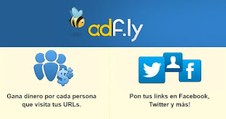 Adfly para Facebook y Twitter