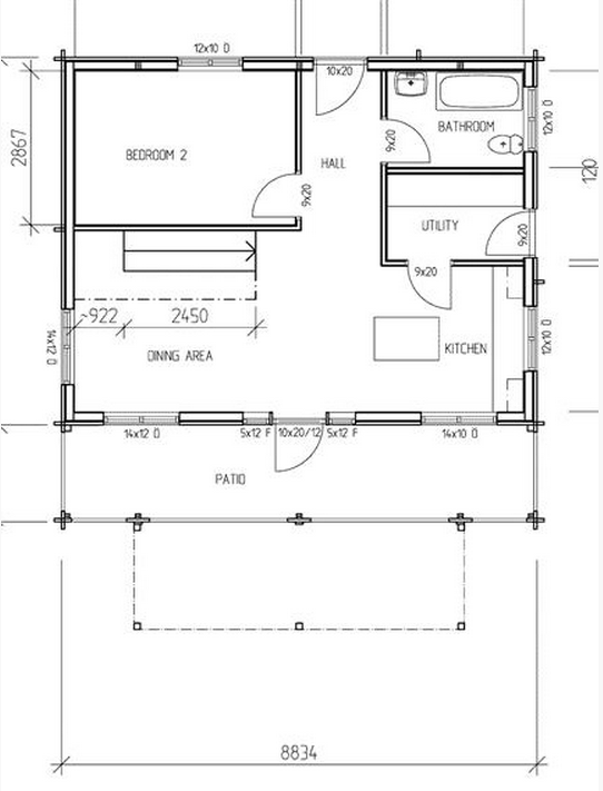  2  Bedroom  House  Plans  Timber  Frame  Houses 