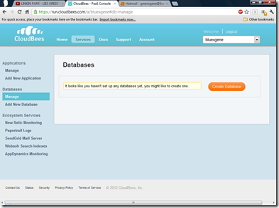 Setting up remote database