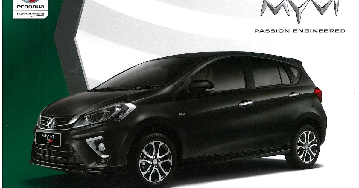 HARGA DAN GAMBAR MYVI BARU 2019 ~ BELI KERETA PERODUA 