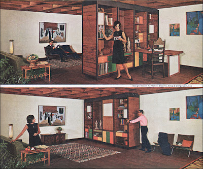 vintage interior design decoration 60s