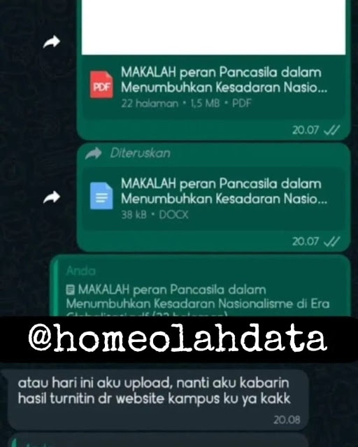 testimoni home olah data jasa olah data semarang unggaran