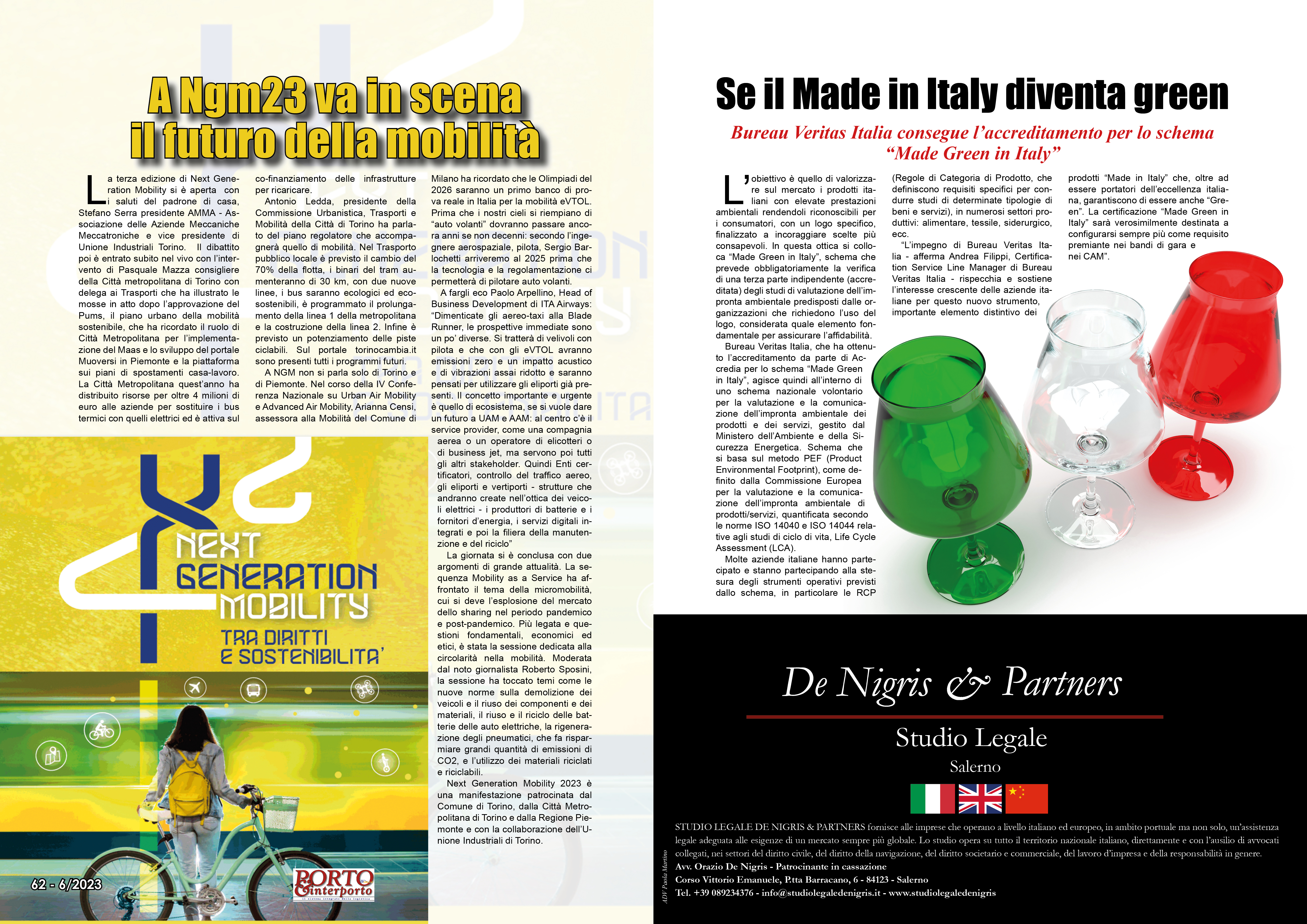 GIUGNO 2023 PAG. 63 - Se il Made in Italy diventa green