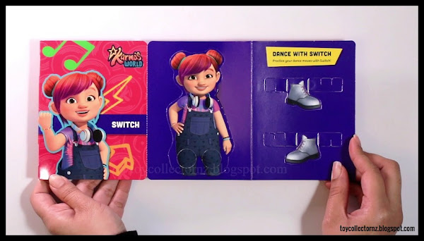 McDonald's Karma's World Happy Meal Toys 2023 Switch Activity Kit Detail Cutout of Switch add dance shoes