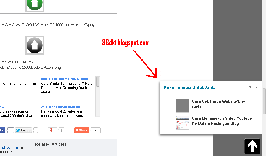 Membuat Slide Box Rekomendasi di Blogger anda | INFO LENGKAP