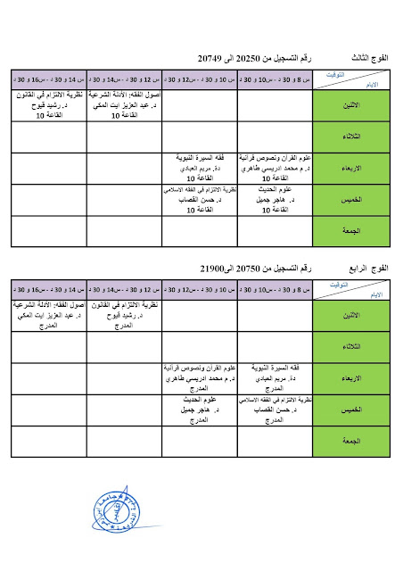  الفوجين الثالث والرابع