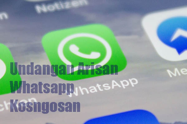Contoh Undangan Arisan Keluarga Via Whatsapp Dan Sms Kosngosan