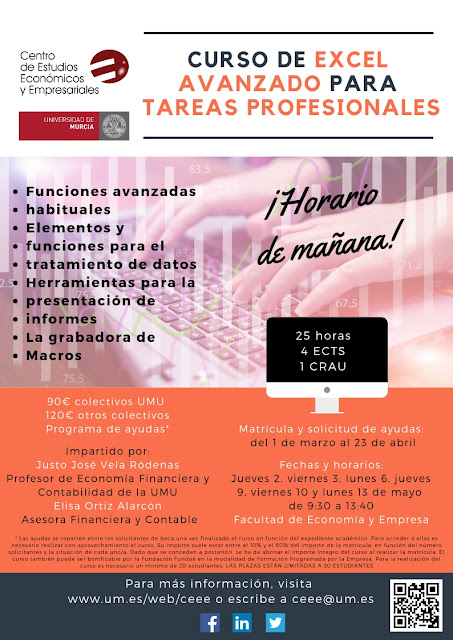 Curso de Excel avanzado para tareas profesionales