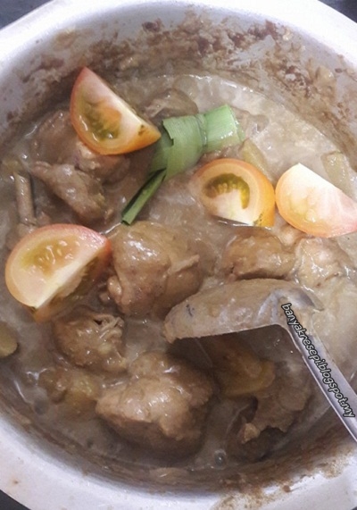 Resepi Ayam Masak Kurma (SbS)  Aneka Resepi Masakan