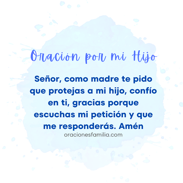 linda oración corta a Dios. Oración de una madre de su hijo